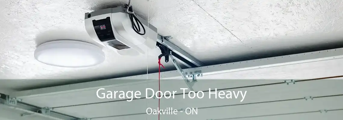 Garage Door Too Heavy Oakville - ON