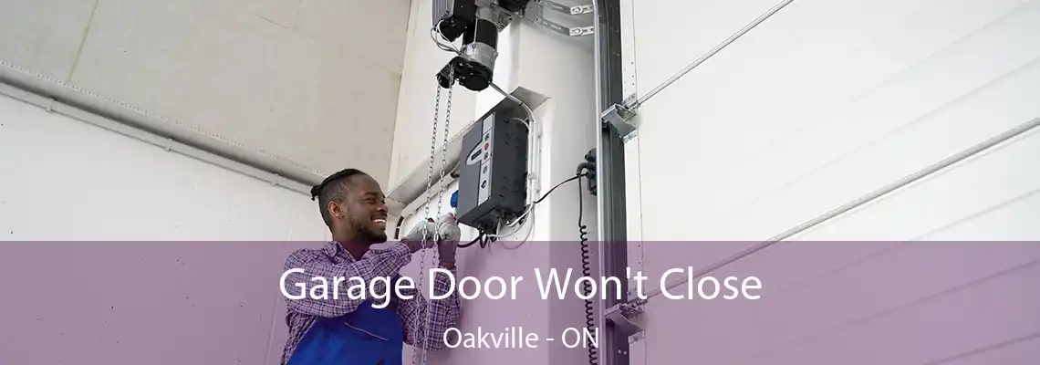 Garage Door Won't Close Oakville - ON